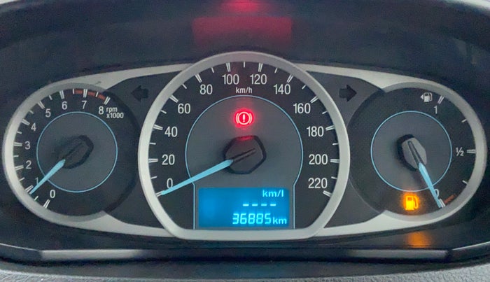 2017 Ford New Figo 1.2 TITANIUM, Petrol, Manual, 36,848 km, Odometer Image