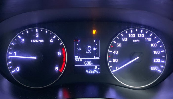 2017 Hyundai Elite i20 SPORTZ 1.4, Diesel, Manual, 43,470 km, Odometer Image