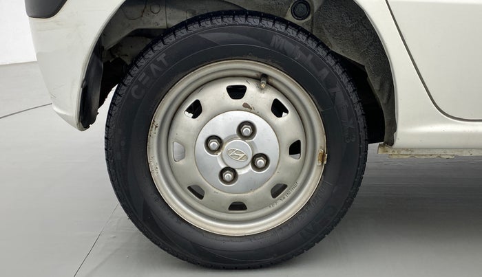 2012 Hyundai Santro Xing GL PLUS, Petrol, Manual, 80,727 km, Right Rear Wheel