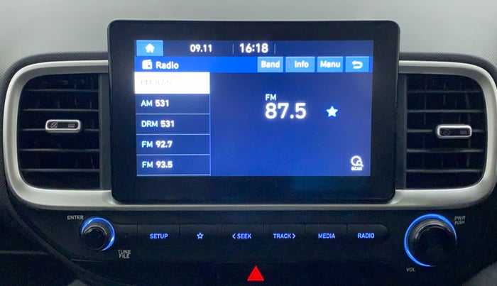 2019 Hyundai VENUE 1.0L Turbo GDI SX MT, Petrol, Manual, 16,104 km, Infotainment System