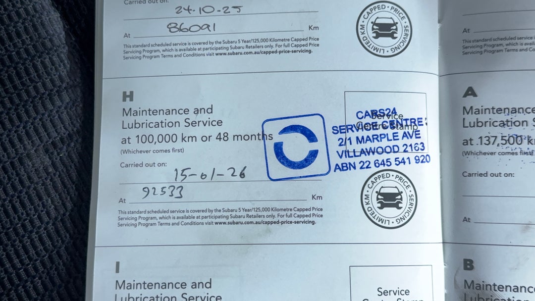 2018 Subaru Outback 2.0d Awd, Automatic, 92533 km, Service History
