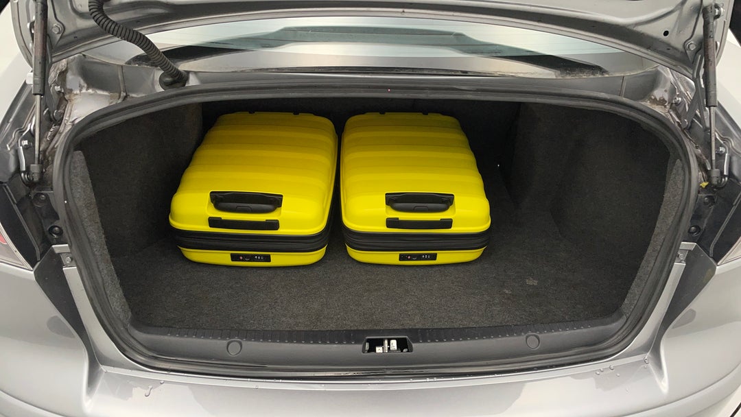 2017 Mitsubishi Lancer Black Edition (es), Automatic, 91289 km, Boot Inside View with Luggage