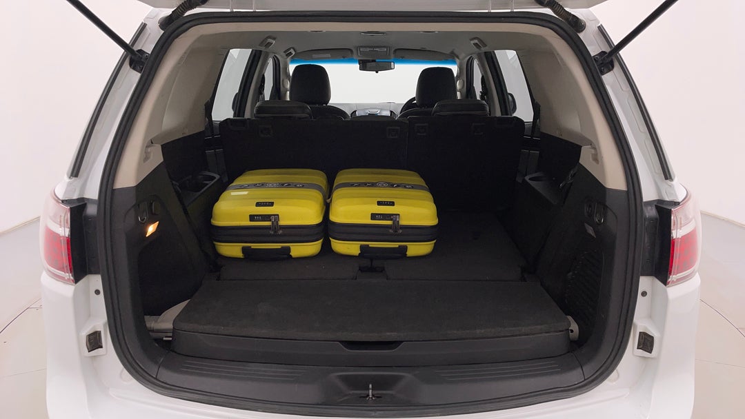 Boot Inside View with Luggage