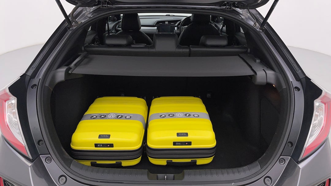 Boot Inside View with Luggage