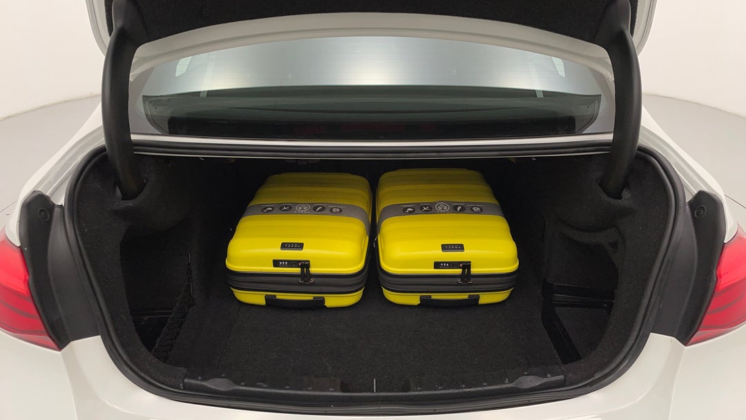 Boot Inside View with Luggage