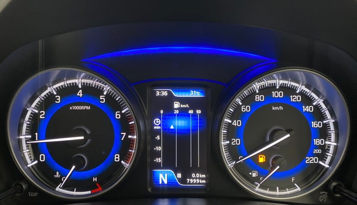 2021 Toyota Glanza G CVT, Petrol, Automatic, 8,406 km, Odometer Image