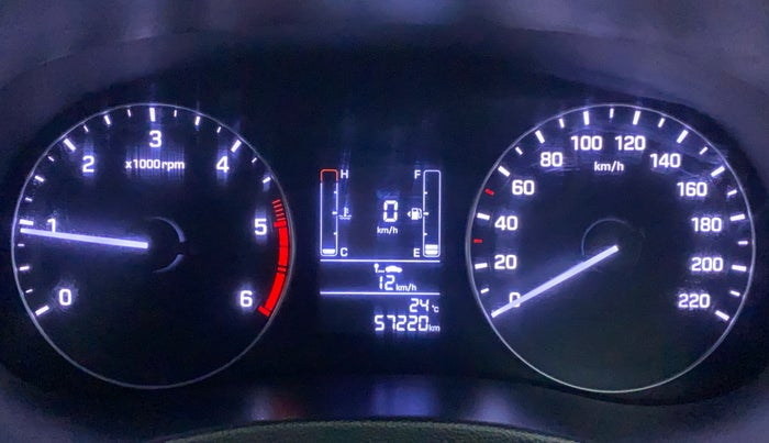 2018 Hyundai Creta SX 1.6 DIESEL, Diesel, Manual, 57,475 km, Odometer Image