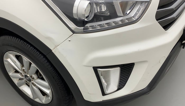 2018 Hyundai Creta SX 1.6 DIESEL, Diesel, Manual, 57,475 km, Front bumper - Repaired
