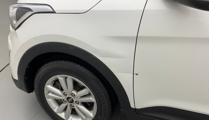 2018 Hyundai Creta SX 1.6 DIESEL, Diesel, Manual, 57,475 km, Left fender - Minor scratches
