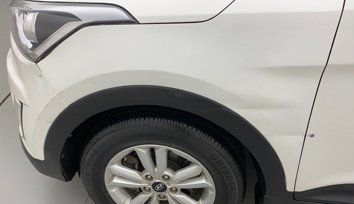 2018 Hyundai Creta SX 1.6 DIESEL, Diesel, Manual, 57,475 km, Left fender - Slightly dented
