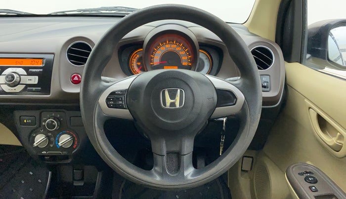 2013 Honda Brio S MT, Petrol, Manual, 34,745 km, Steering Wheel Close Up