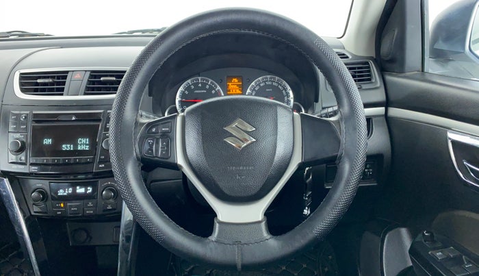 2013 Maruti Swift ZXI D, Petrol, Manual, 57,415 km, Steering Wheel Close Up