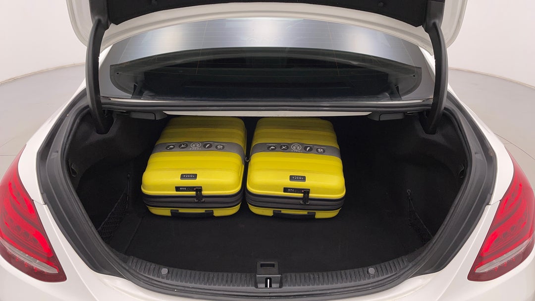 Boot Inside View with Luggage