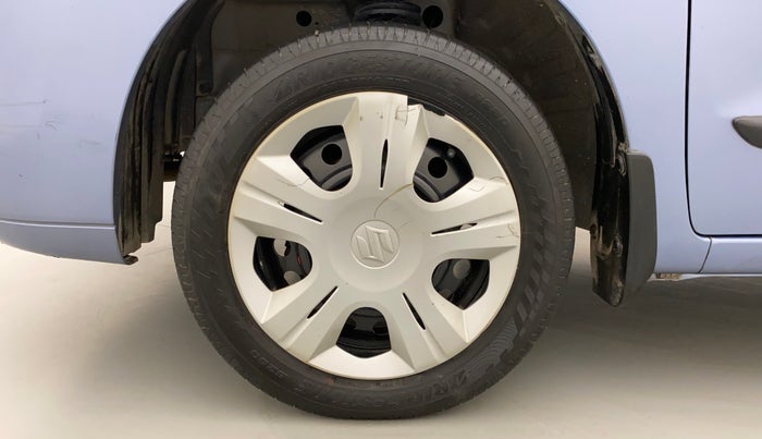 2011 Maruti Wagon R 1.0 VXI, Petrol, Manual, 61,424 km, Left Front Wheel