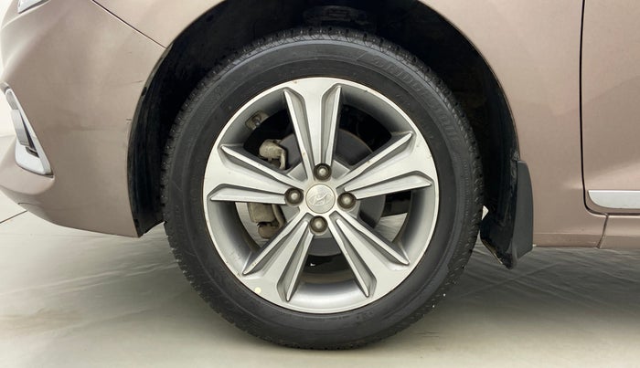 2018 Hyundai Verna 1.6 SX VTVT, Petrol, Manual, 23,550 km, Left Front Wheel