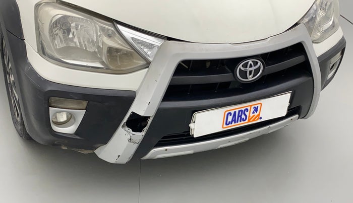 2014 Toyota Etios CROSS 1.4 VD, Diesel, Manual, 84,423 km, Front bumper - Bumper cladding minor damage/missing