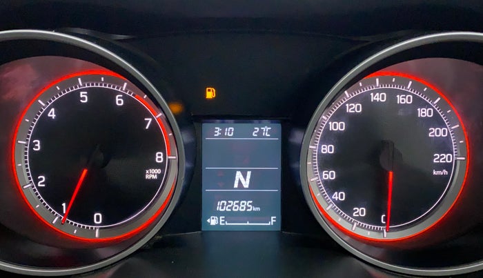 2018 Maruti Swift VXI AMT, Petrol, Automatic, 1,02,685 km, Odometer Image