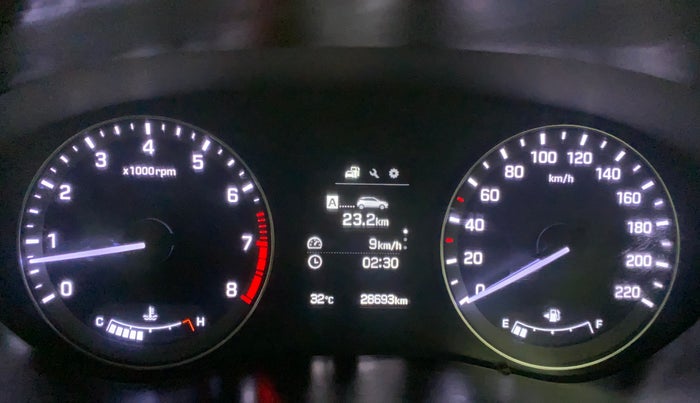 2016 Hyundai Elite i20 ASTA 1.2, Petrol, Manual, 28,692 km, Odometer Image