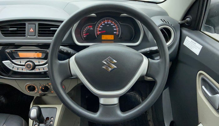 2015 Maruti Alto K10 VXI AMT P, Petrol, Automatic, 9,681 km, Steering Wheel Close Up