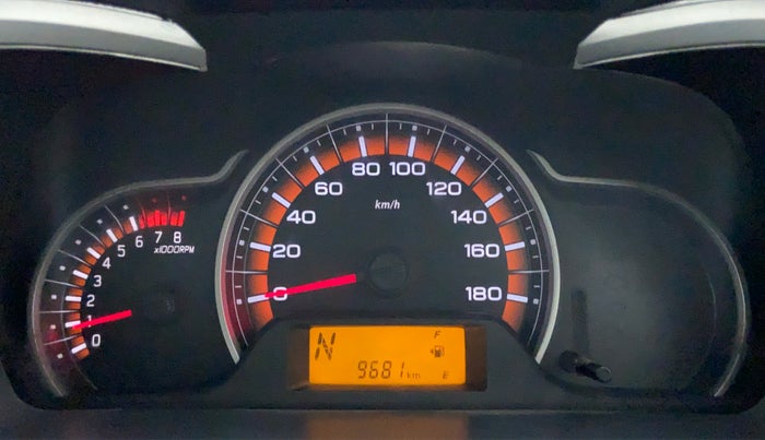 2015 Maruti Alto K10 VXI AMT P, Petrol, Automatic, 9,681 km, Odometer Image
