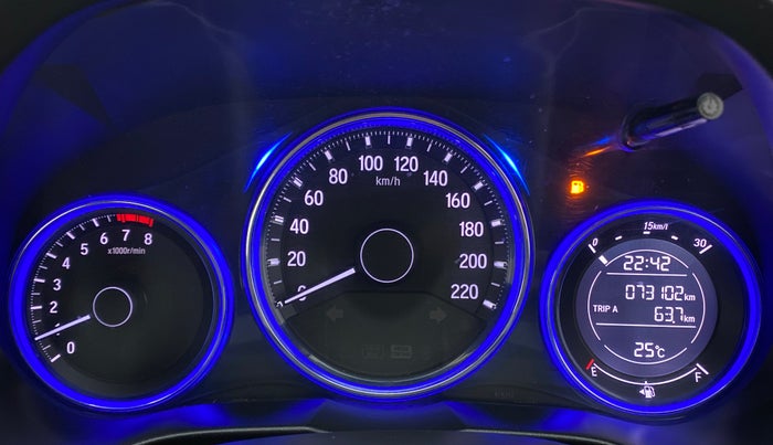 2015 Honda City SV MT PETROL, Petrol, Manual, 73,102 km, Odometer Image