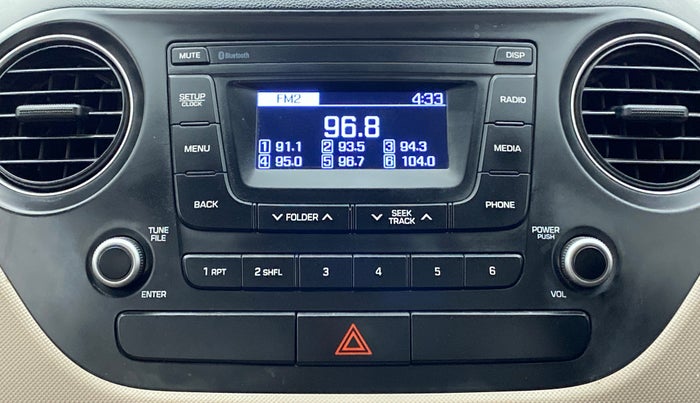 2019 Hyundai Xcent S 1.2, Petrol, Manual, 37,184 km, Infotainment System