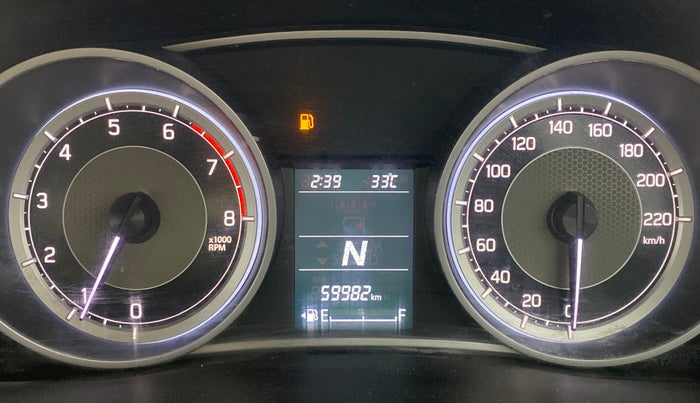 2017 Maruti Dzire ZXI Plus AMT, Petrol, Automatic, 60,251 km, Odometer Image