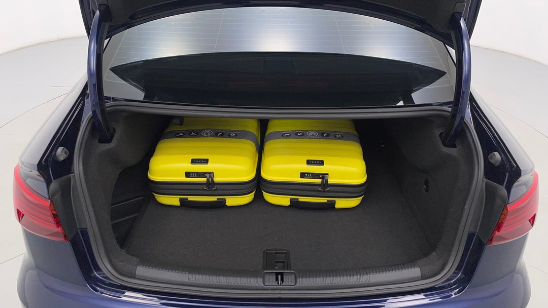 Boot Inside View with Luggage