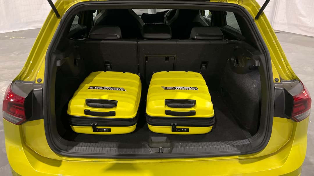 2021 Volkswagen Golf 110tsi R-line, Automatic, 49732 km, Boot Inside View with Luggage