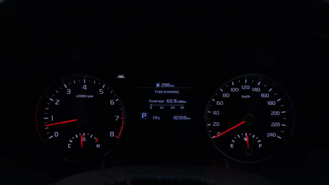 2021 Kia Sportage S (FWD), Automatic, 92358 km, Odometer View