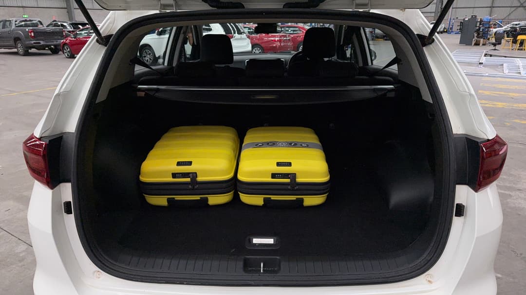 2021 Kia Sportage S (FWD), Automatic, 92358 km, Boot Inside View with Luggage