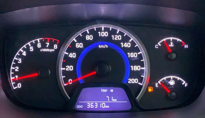 2017 Hyundai Grand i10 ASTA 1.2 KAPPA VTVT, Petrol, Manual, 36,309 km, Odometer Image