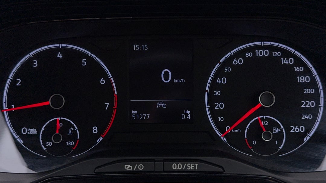 2021 Volkswagen Polo 70tsi Trendline, Manual, 51277 km, Odometer View