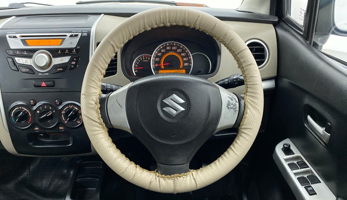 2014 Maruti Wagon R 1.0 VXI, Petrol, Manual, 48,152 km, Steering Wheel Close Up
