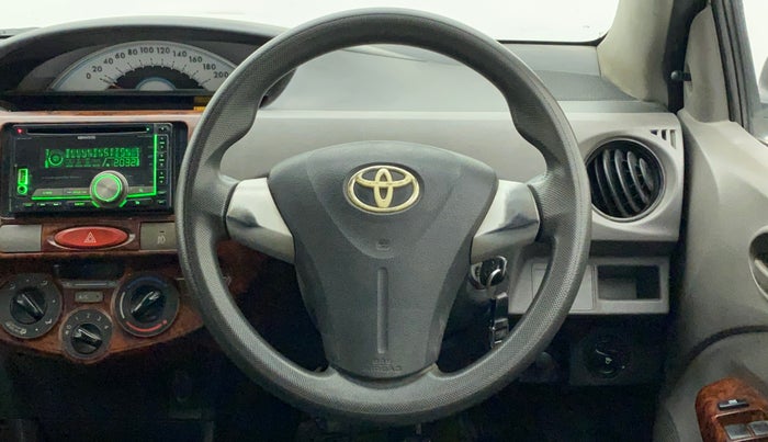 2011 Toyota Etios G SP, Petrol, Manual, 88,354 km, Steering Wheel Close Up