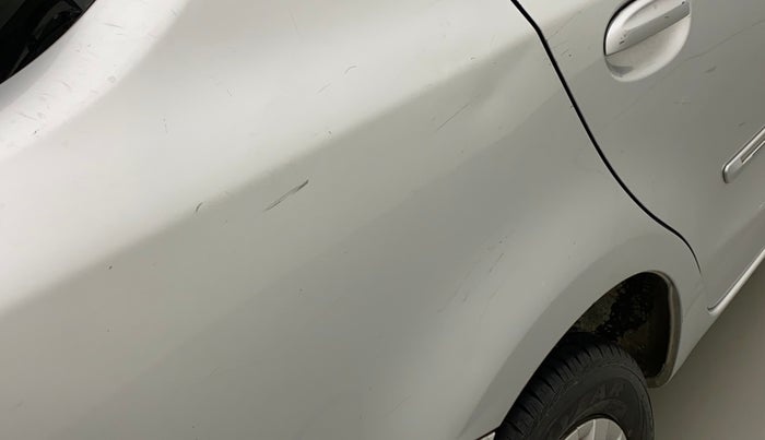 2011 Toyota Etios G SP, Petrol, Manual, 88,354 km, Right quarter panel - Minor scratches