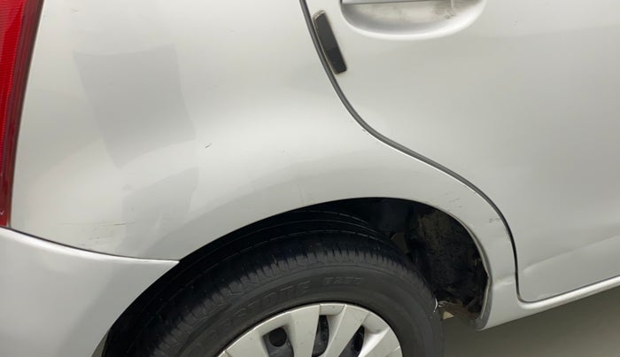 2012 Toyota Etios G, Petrol, Manual, 90,916 km, Right quarter panel - Slightly dented