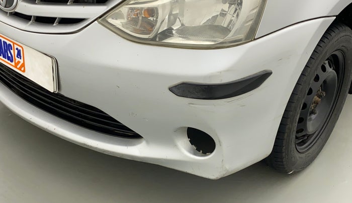 2012 Toyota Etios G, Petrol, Manual, 90,916 km, Front bumper - Minor scratches