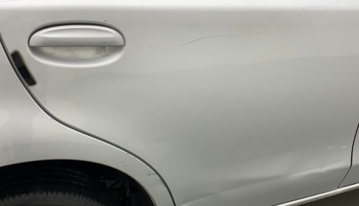 2012 Toyota Etios G, Petrol, Manual, 90,916 km, Right rear door - Slightly dented