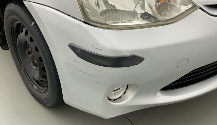 2012 Toyota Etios G, Petrol, Manual, 90,916 km, Front bumper - Minor damage