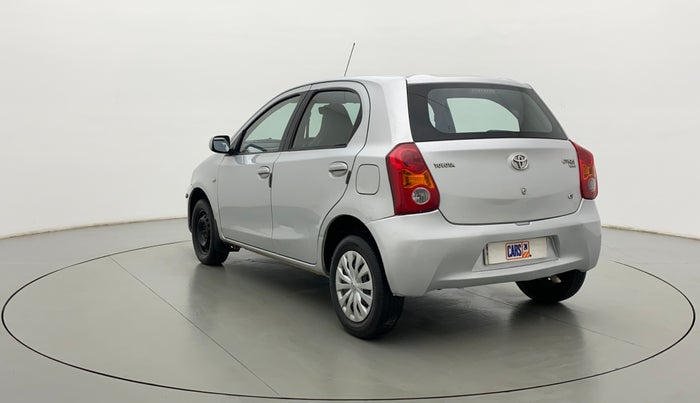 2012 Toyota Etios G, Petrol, Manual, 90,916 km, Left Back Diagonal