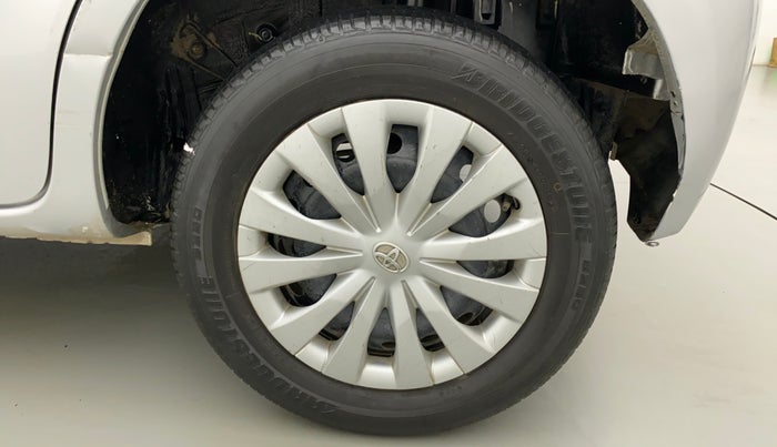 2012 Toyota Etios G, Petrol, Manual, 90,916 km, Left Rear Wheel