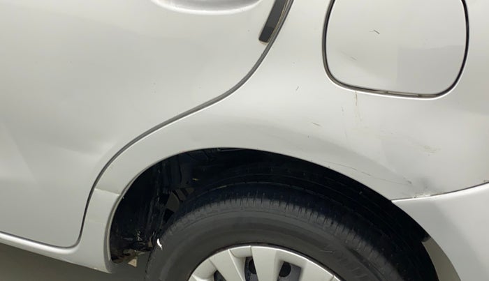 2012 Toyota Etios G, Petrol, Manual, 90,916 km, Left quarter panel - Minor scratches