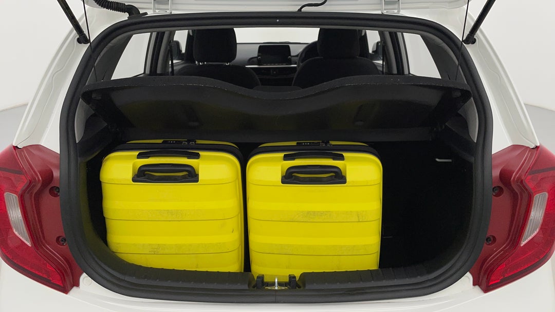 Boot Inside View with Luggage