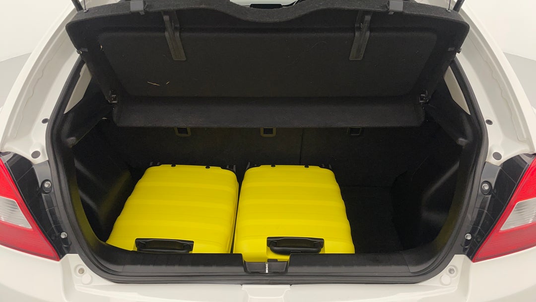 Boot Inside View with Luggage