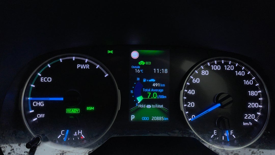 2022 Toyota RAV4 Gx (2wd) Hybrid, Automatic, 20885 km, Odometer View
