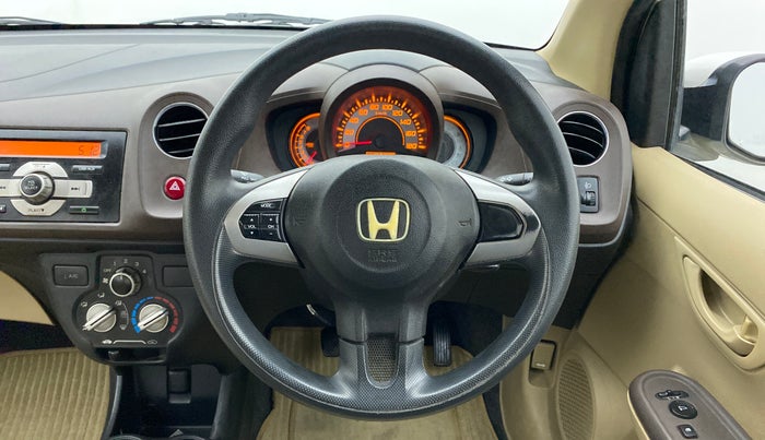 2012 Honda Brio S(O) MT, Petrol, Manual, 94,943 km, Steering Wheel Close Up