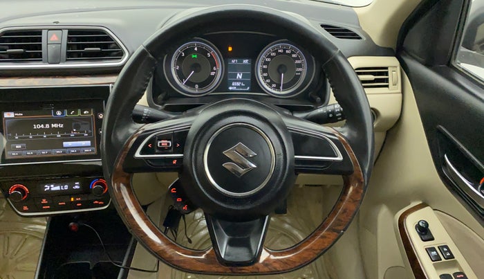 2017 Maruti Dzire ZDI PLUS AMT, Diesel, Automatic, 66,825 km, Steering Wheel Close Up