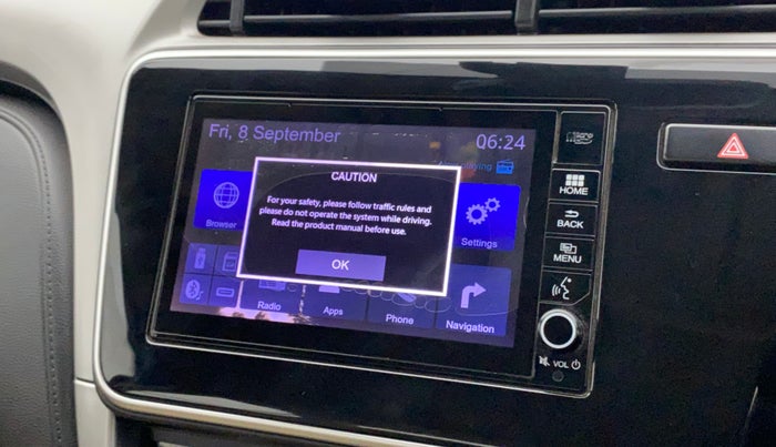 2018 Honda City 1.5L I-VTEC ZX CVT, Petrol, Automatic, 40,249 km, Infotainment system - Touch screen not working