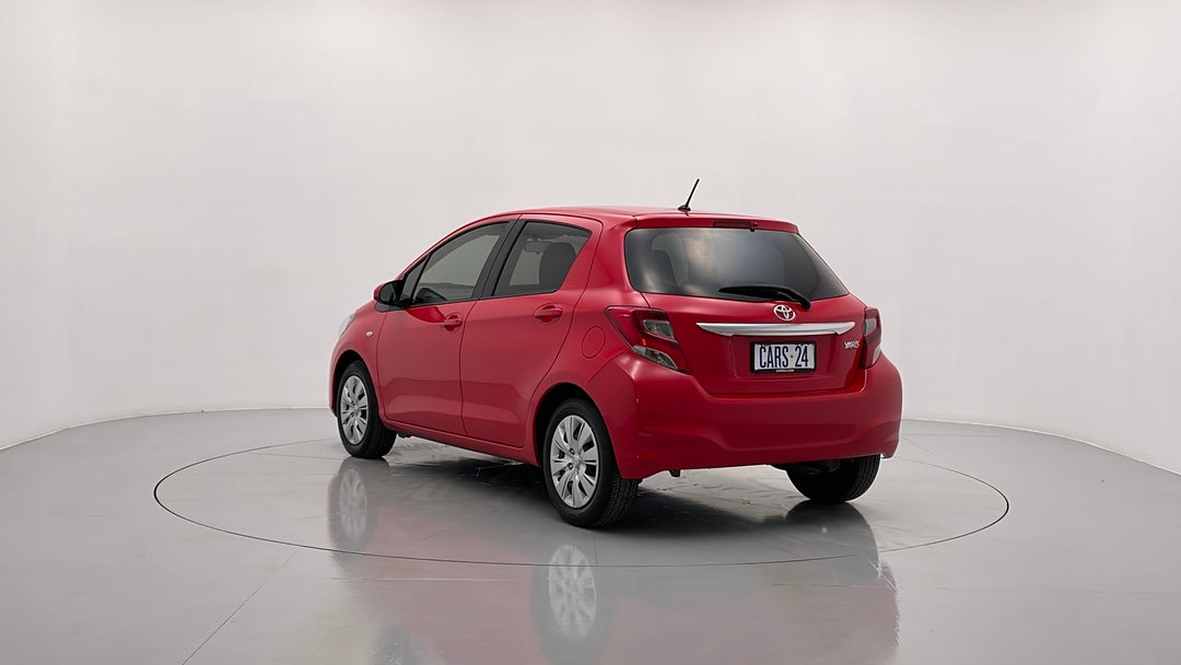 2016 Toyota Yaris Ascent, Manual, 37246 km, Left Back Diagonal (45- Degree) View